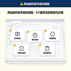 两当建站-网站制作新手避坑指南：5个最常见的错误与对策