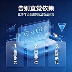 陇南建站-告别直觉依赖：三步学会数据驱动网站运营