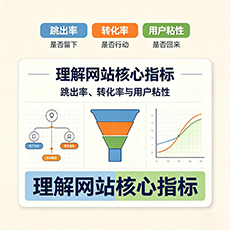 陇南建站-理解网站核心指标:跳出率、转化率与用户粘性